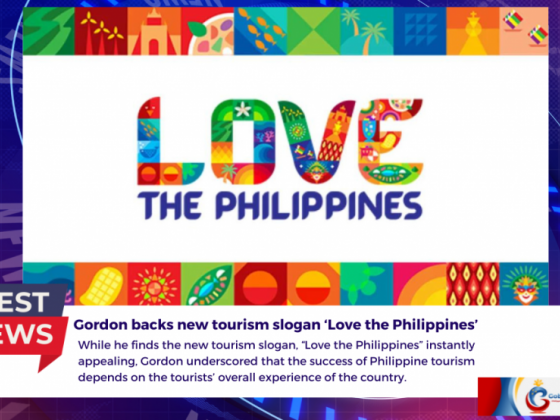 Gordon backs new tourism slogan ‘Love the Philippines’