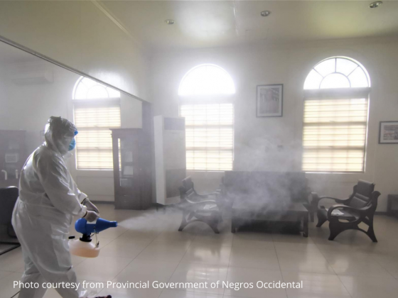 NegOcc Capitol disinfected as guv, 21 workers contract Covid-19
