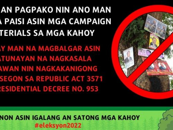 Poll bets reminded to post campaign materials in designated areas
