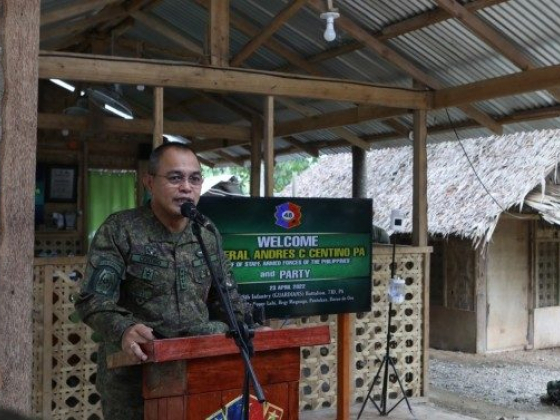 AFP chief lauds troops for efforts vs. Reds in Davao de Oro