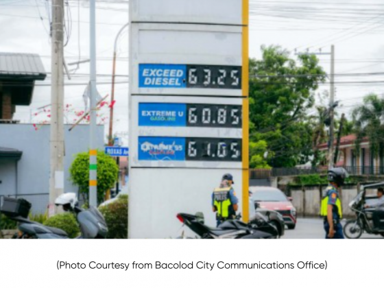 Bacolod police on alert vs. crimes resulting from fuel price hikes
