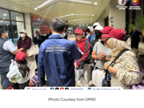 DMW ramps up OFWs repatriation; 75 more set to arrive Tuesday