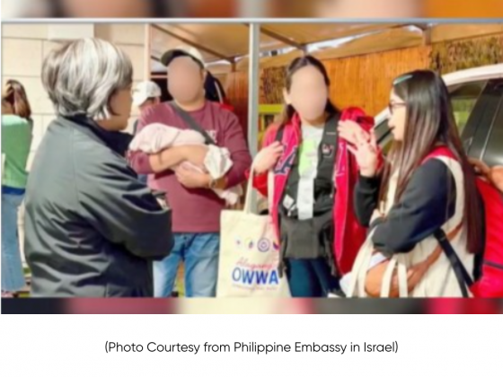 106 Filipinos from Israel repatriated; safety protocols in place