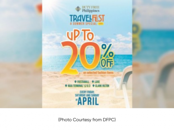Duty Free PH rolls out ‘weekend sale’ throughout April