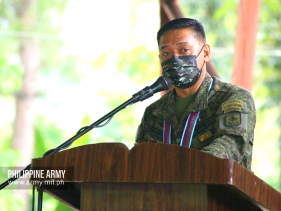 Brawner vows all-out support for Army troops to curb insurgency