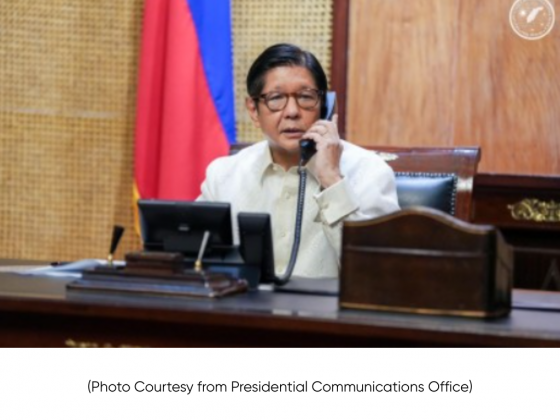 Marcos voices solidarity with UAE, hopes for end to hostilities