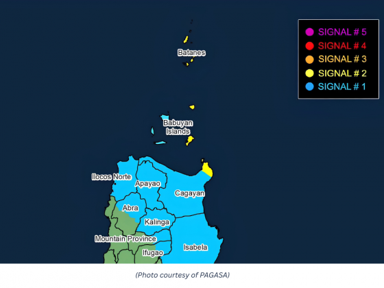 Signal no. 1 up in N. Luzon areas as TD Kiyapo maintains strength